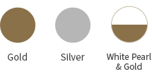 Gold / Silver / White Pearl & Gold이미지
